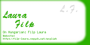 laura filp business card